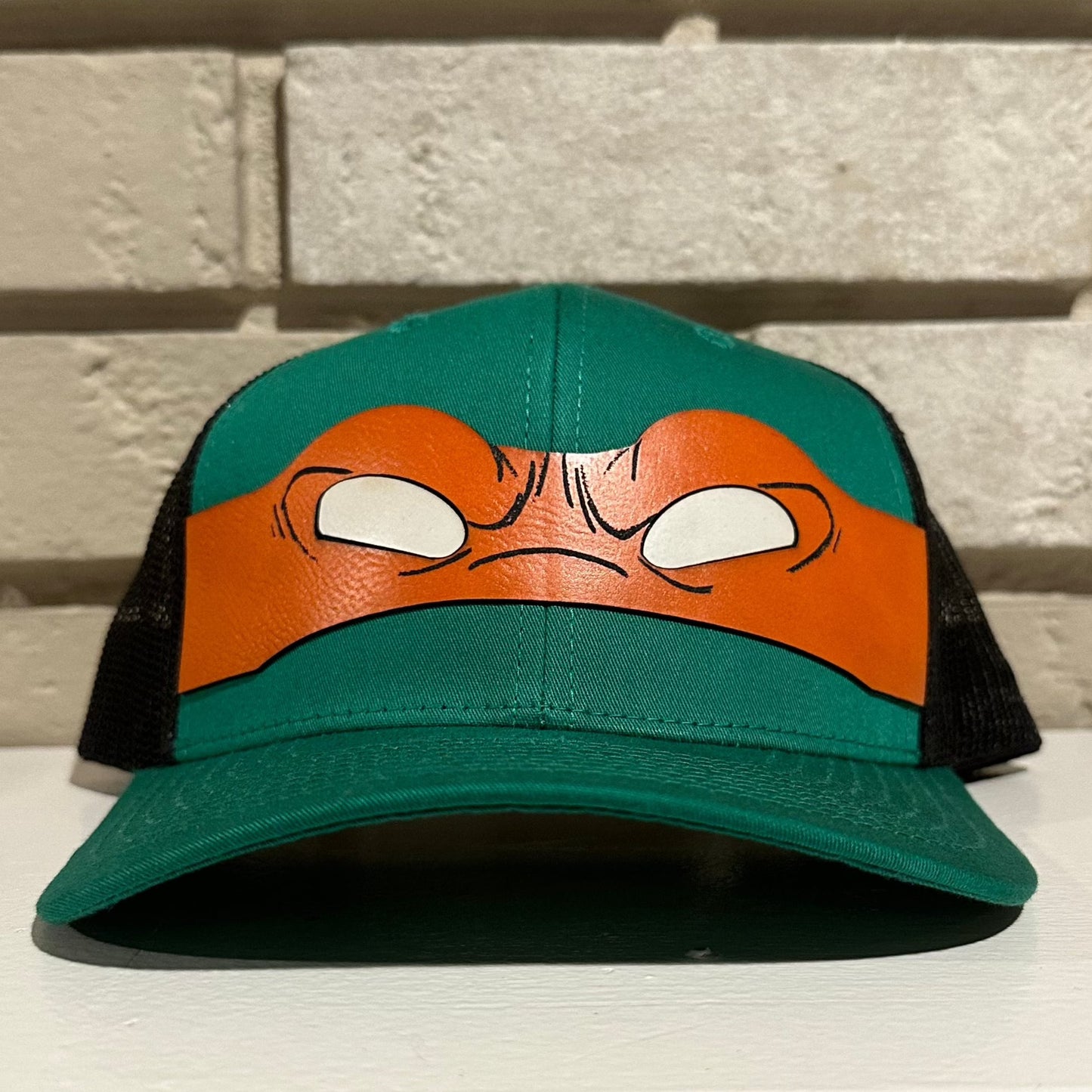 Ninja Mask Leatherette Patch Hat