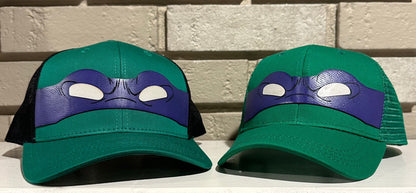 Ninja Mask Leatherette Patch Hat