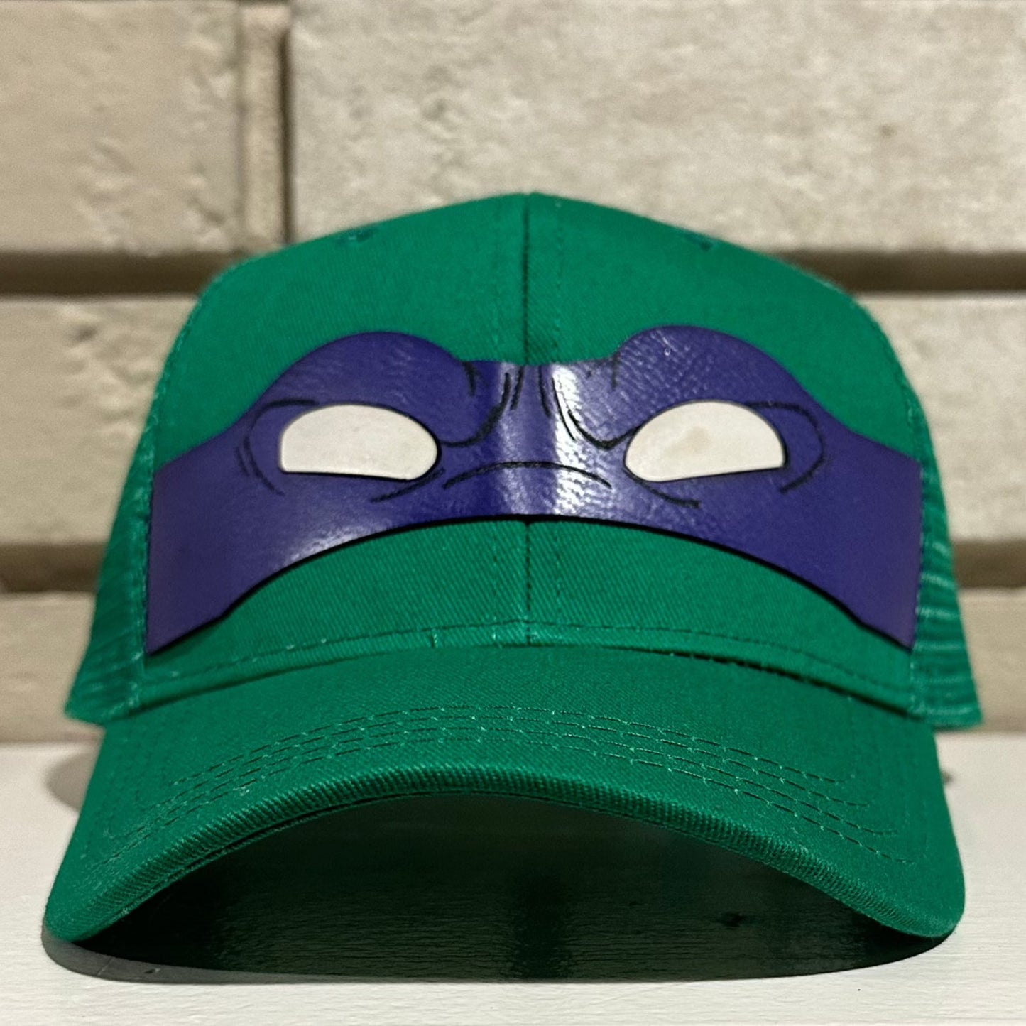 Ninja Mask Leatherette Patch Hat