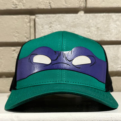 Ninja Mask Leatherette Patch Hat