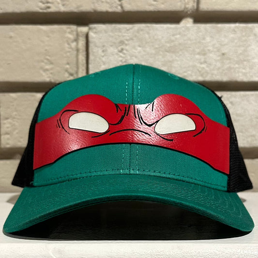 Ninja Mask Leatherette Patch Hat