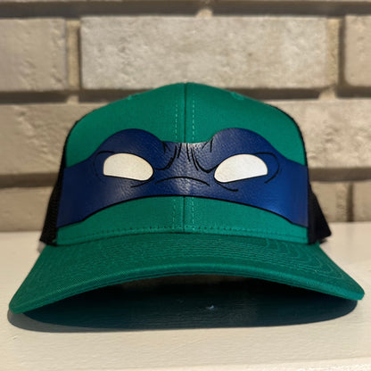 Ninja Mask Leatherette Patch Hat