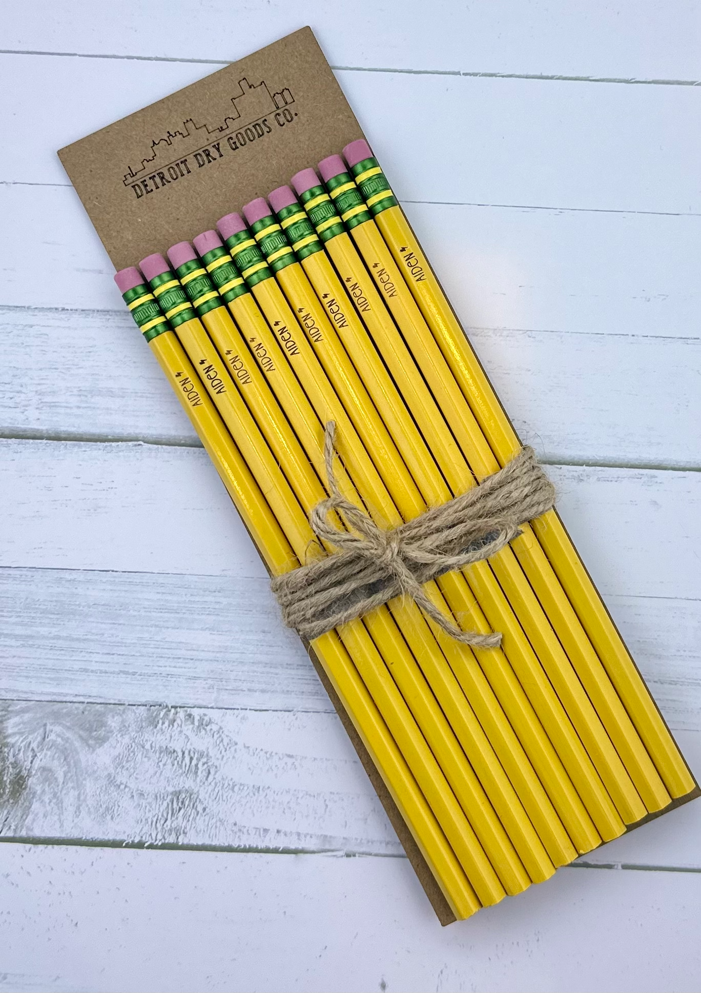 Personalized Ticonderoga #2 Pencils - Yellow or Pastel - Teacher Name Pencils