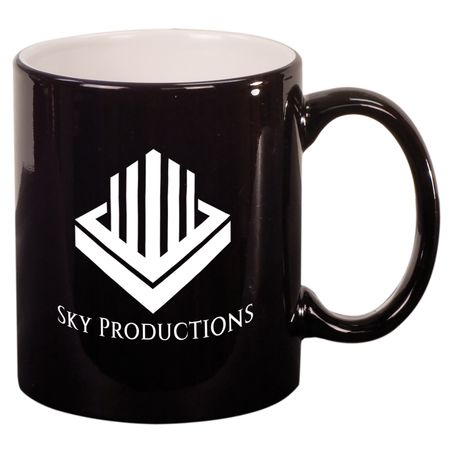 11 oz. Ceramic Laser Engraved Round Mug