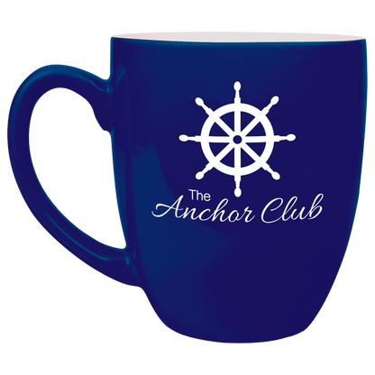 16 oz. Ceramic Laser Engraved Bistro Mug