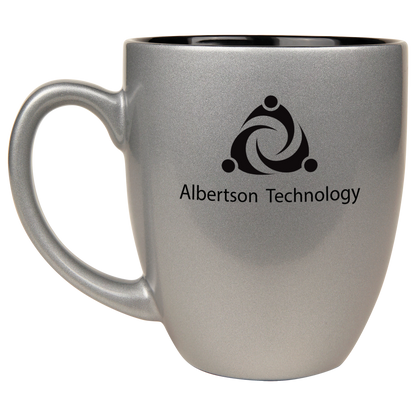 16 oz. Ceramic Laser Engraved Bistro Mug