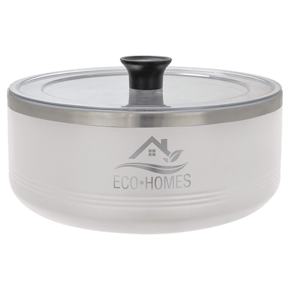 White Polar Camel 3 Quart Serving Bowl with Lid