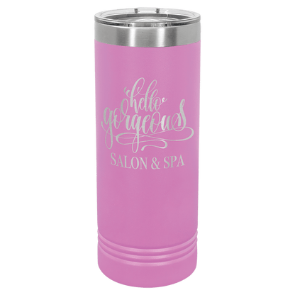 Light Purple Polar Camel 22 oz. Skinny Tumbler with Slider Lid
