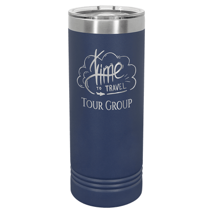 Navy Blue Polar Camel 22 oz. Skinny Tumbler with Slider Lid