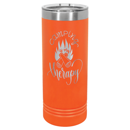 Orange Polar Camel 22 oz. Skinny Tumbler with Slider Lid