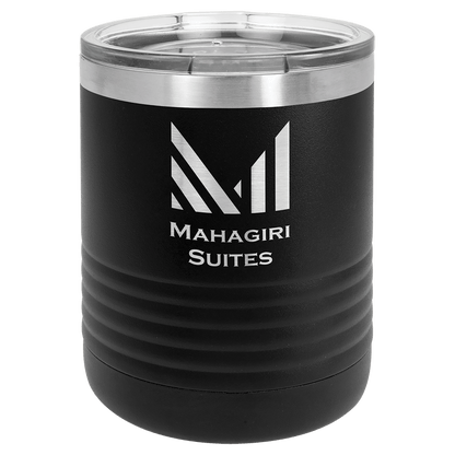 Black Vacuum Insulated Ringneck Tumbler with Clear Polar Camel 10 oz. Lid