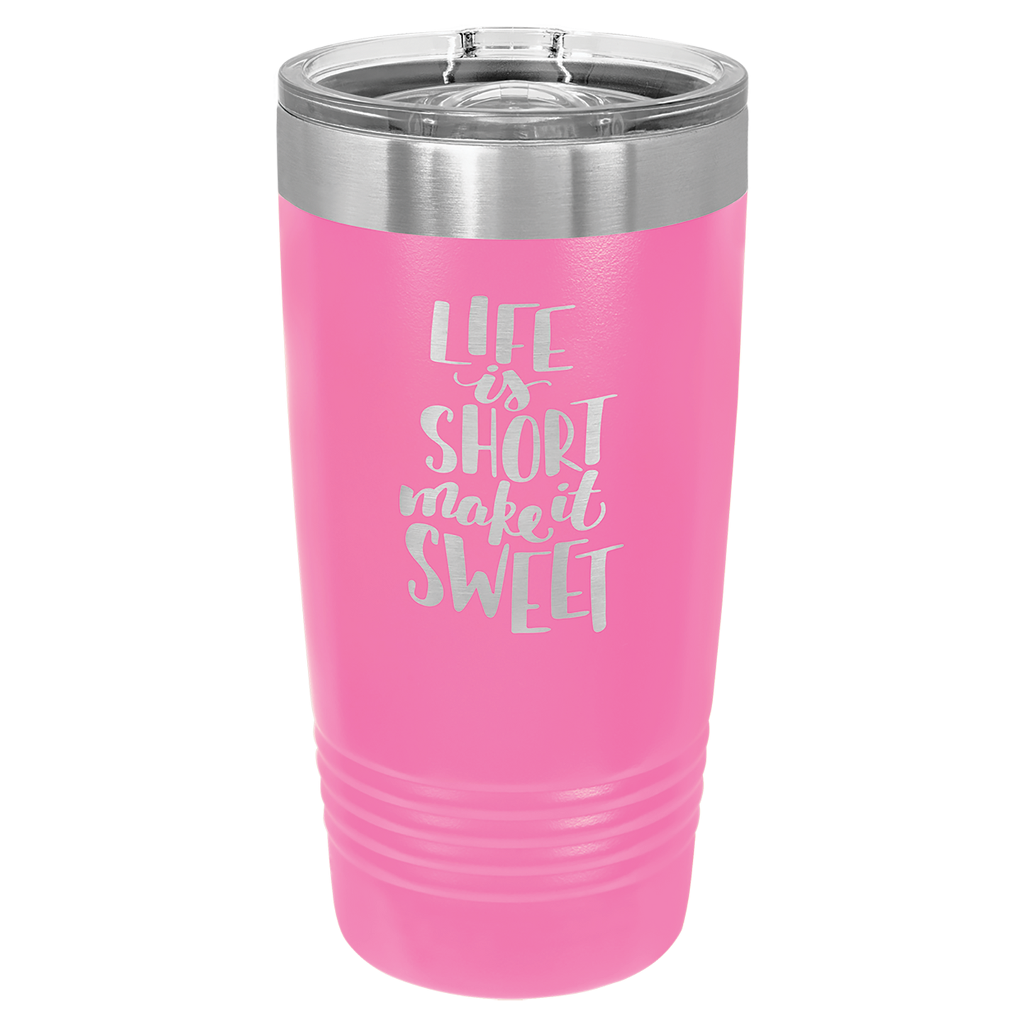 Laser Engraved 20 oz. Tumbler with Slider Lid