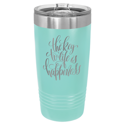 Laser Engraved 20 oz. Tumbler with Slider Lid