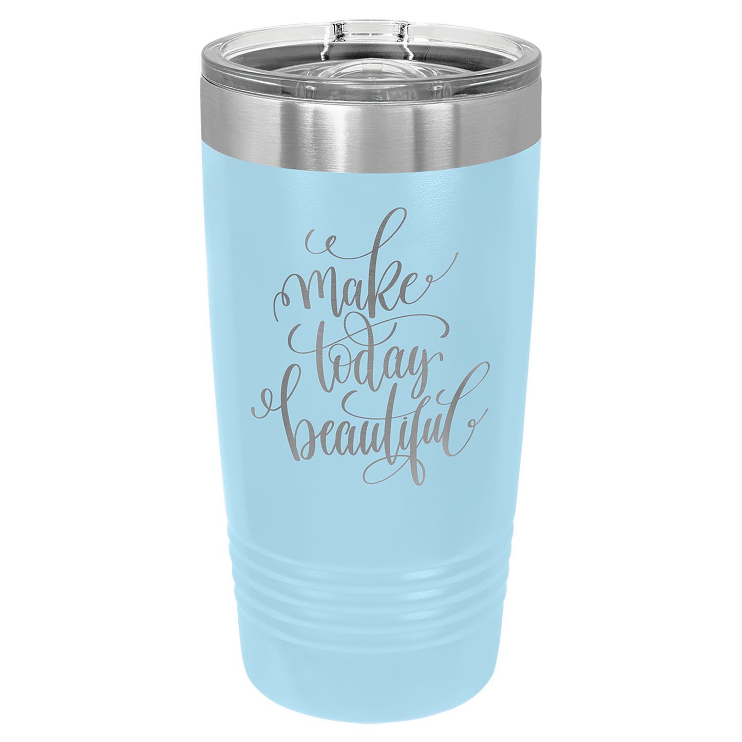 Laser Engraved 20 oz. Tumbler with Slider Lid