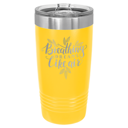 Laser Engraved 20 oz. Tumbler with Slider Lid