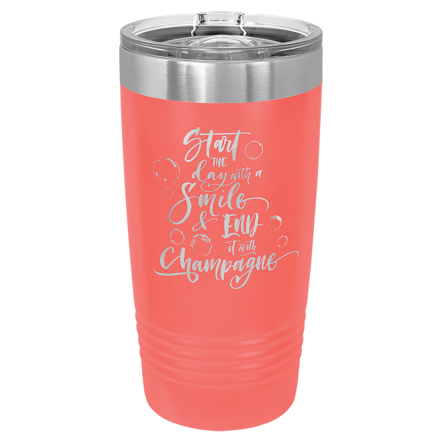 Laser Engraved 20 oz. Tumbler with Slider Lid