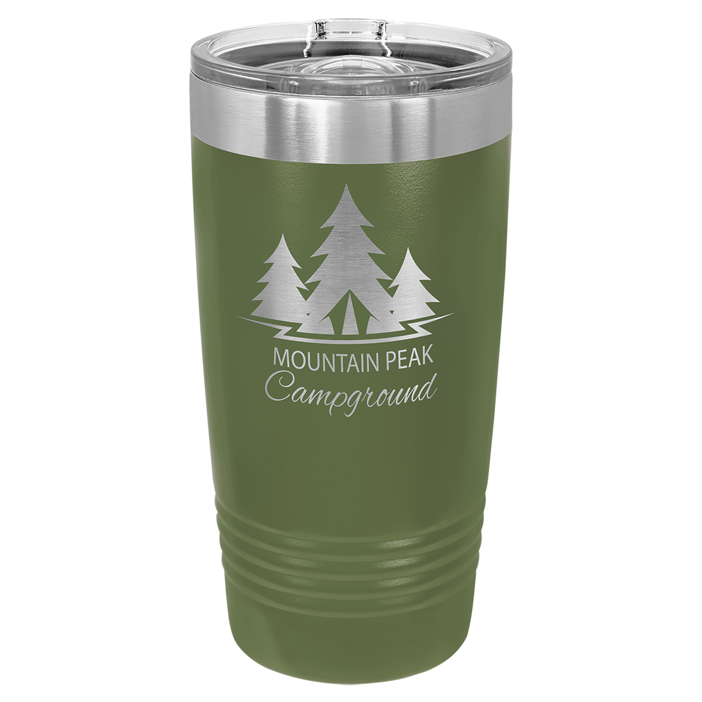 Laser Engraved 20 oz. Tumbler with Slider Lid