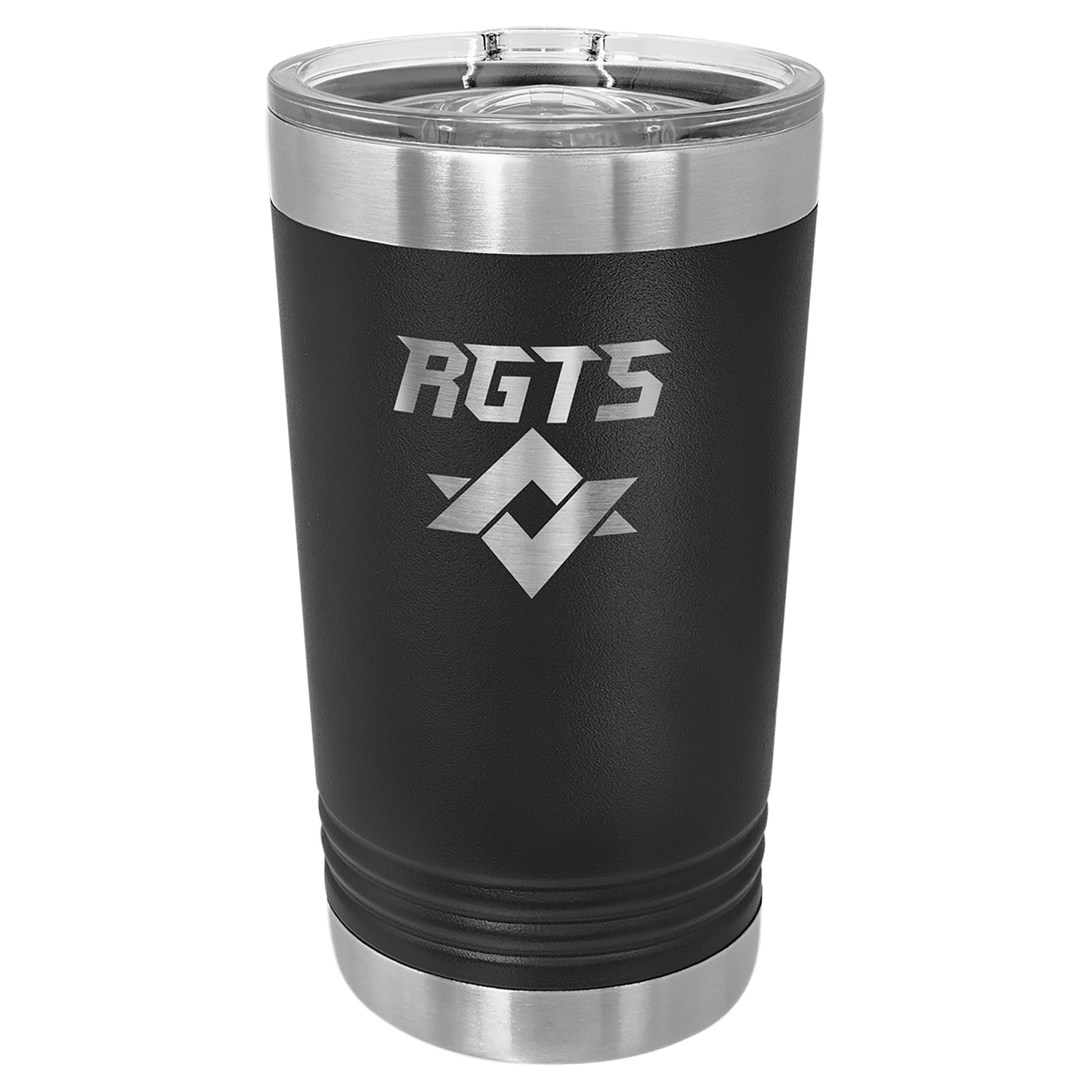 Black Polar Camel 16 oz. Pint with Slider Lid
