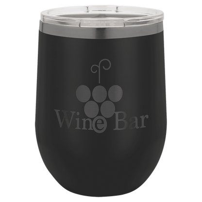 Black Ghost Black Polar Camel 12 oz. Stemless Wine Tumbler