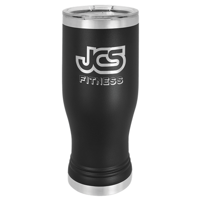 Black 20 oz. Pilsner with Clear Polar Camel Lid