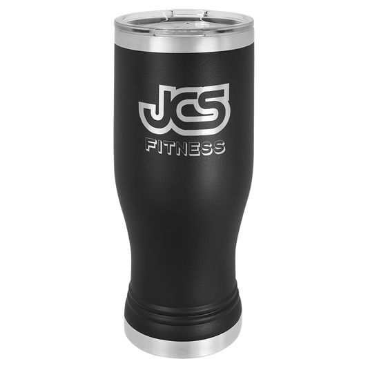 Black 20 oz. Pilsner with Clear Polar Camel Lid