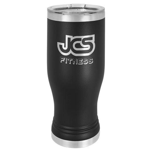 Laser Engraved 14 or 20 oz. Pilsner Tumbler with Clear Lid