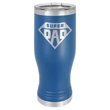 Royal Blue 20 oz. Pilsner with Clear Polar Camel Lid