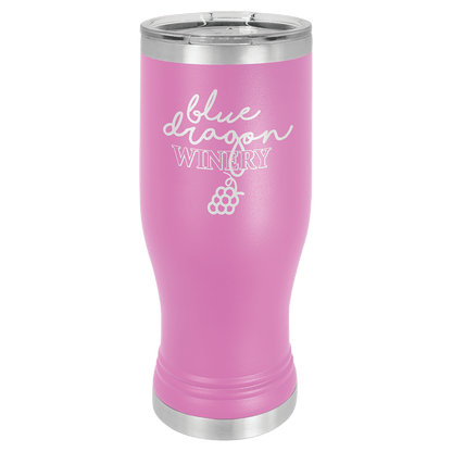 Light Purple 20 oz. Pilsner with Clear Polar Camel Lid