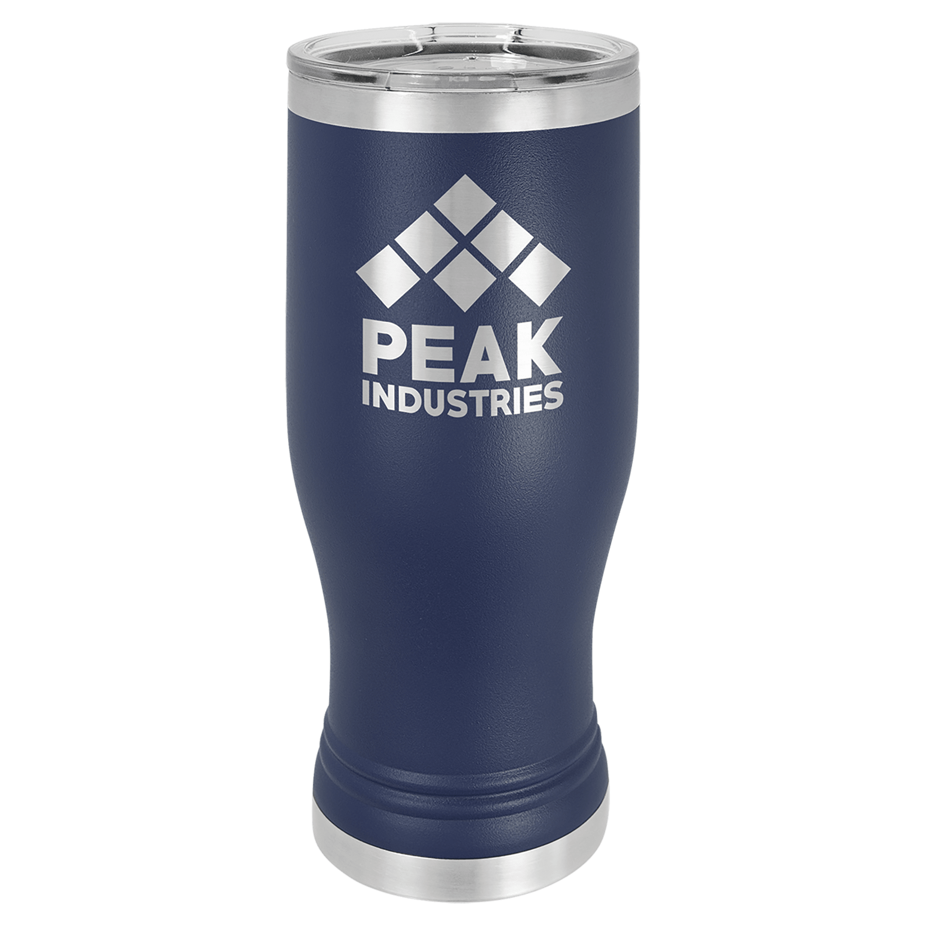 Navy Blue 20 oz. Pilsner with Clear Polar Camel Lid