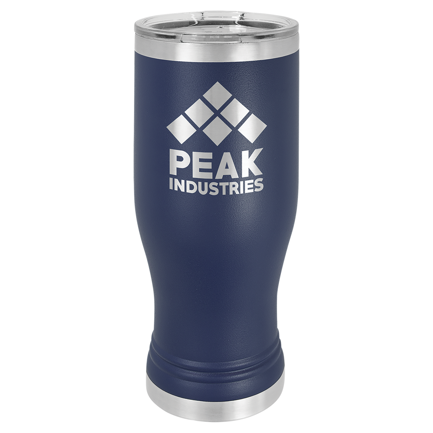 Laser Engraved 14 or 20 oz. Pilsner Tumbler with Clear Lid