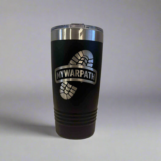 MYWARPATH Engraved 20 oz. Tumbler with Lid