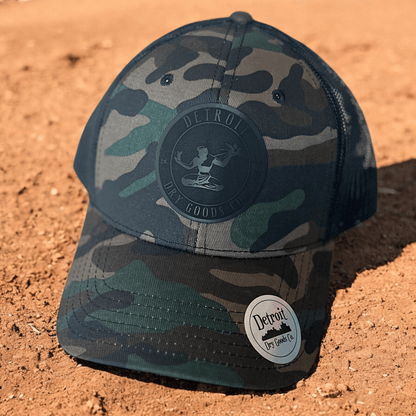 Camo Spirit Black on Black Hat - Detroit Dry Goods