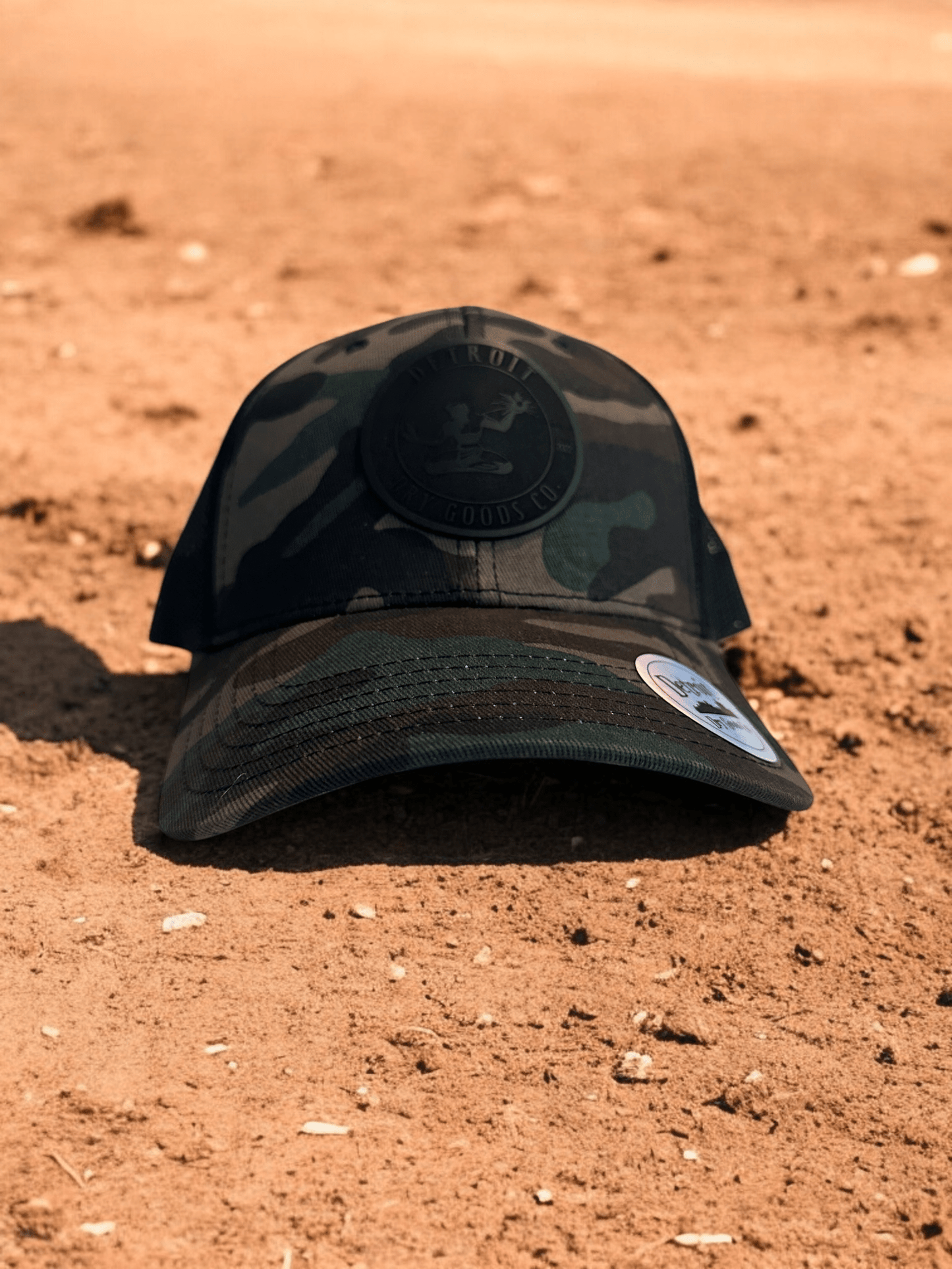 Camo Spirit Black on Black Hat - Detroit Dry Goods