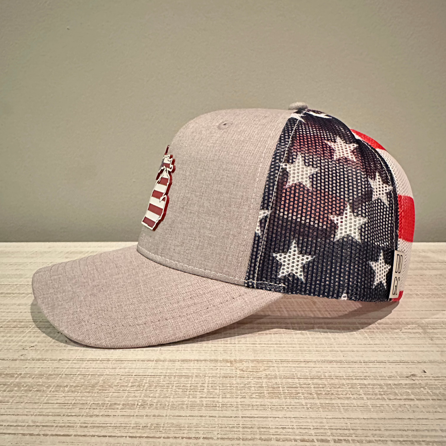 American Flag MI Hat