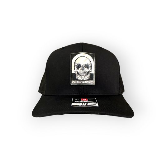 Momento Mori Leatherette Patch Hat