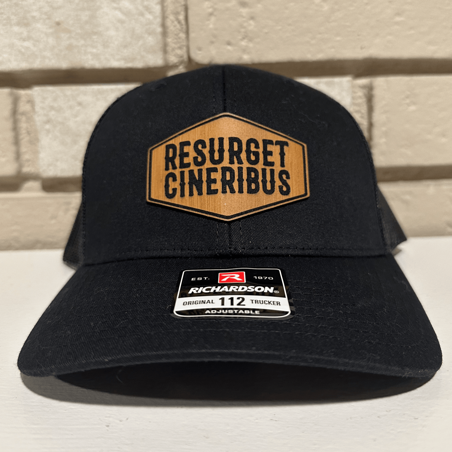Resurget Cineribus Leather Patch Hat - Detroit Dry Goods