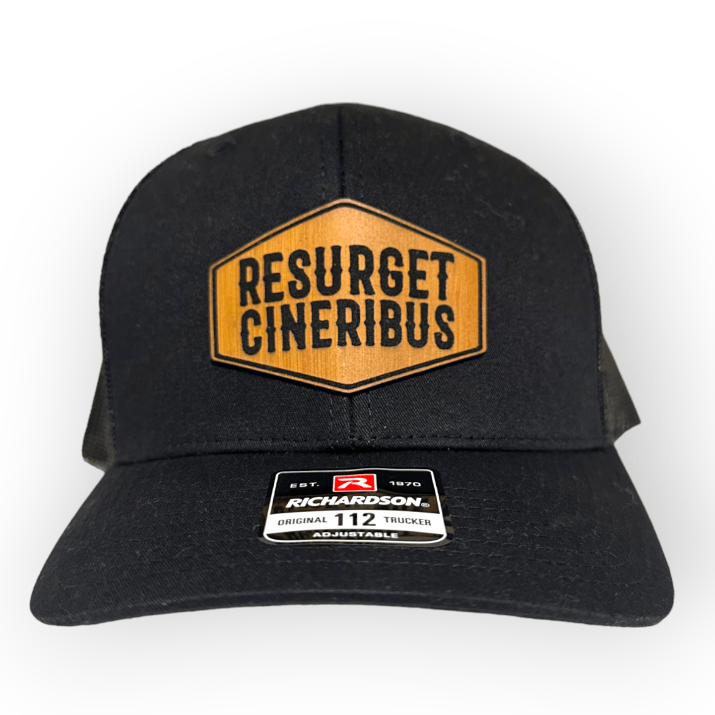 Resurget Cineribus Leather Patch Hat - Detroit Dry Goods