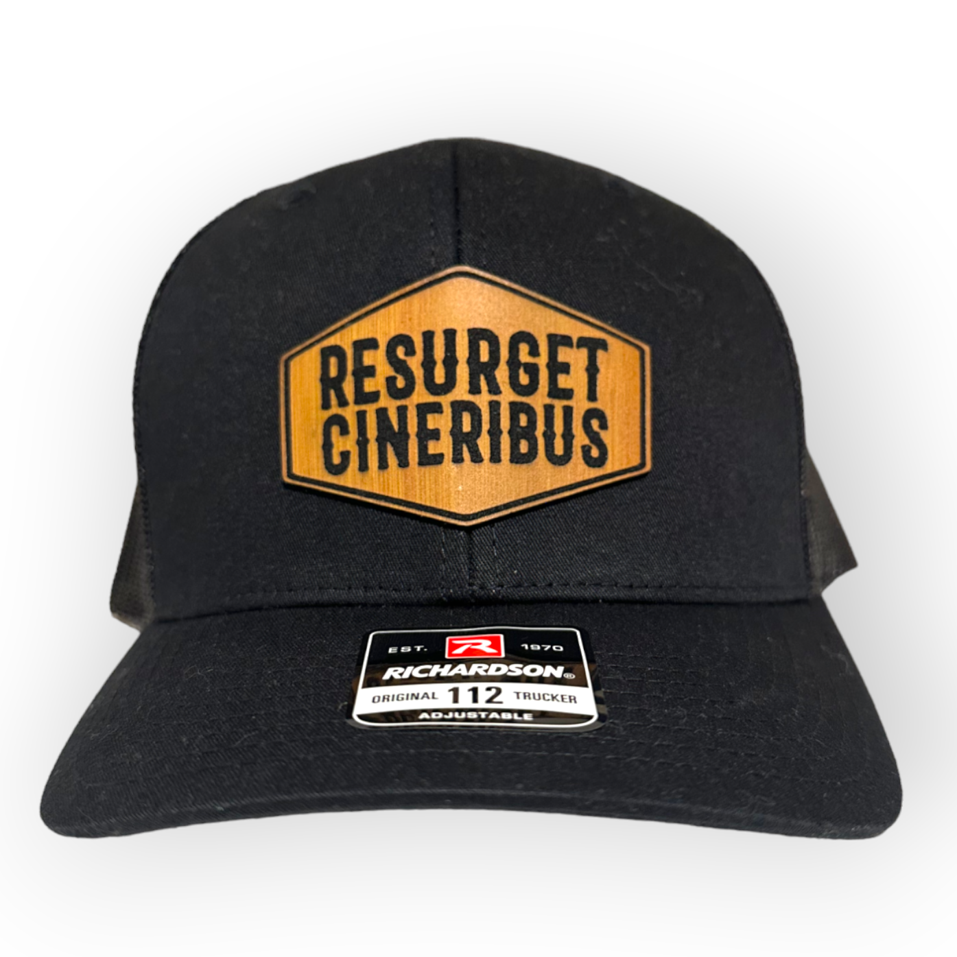 Resurget Cineribus Leather Patch Hat