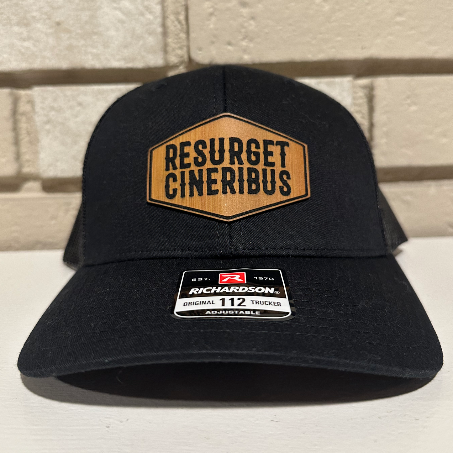 Resurget Cineribus Leather Patch Hat