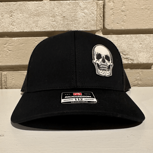 Skull Leatherette Patch Hat - Detroit Dry Goods