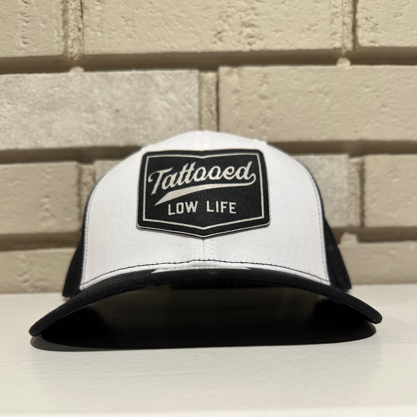 Tattooed Low Life Leatherette Patch Hat