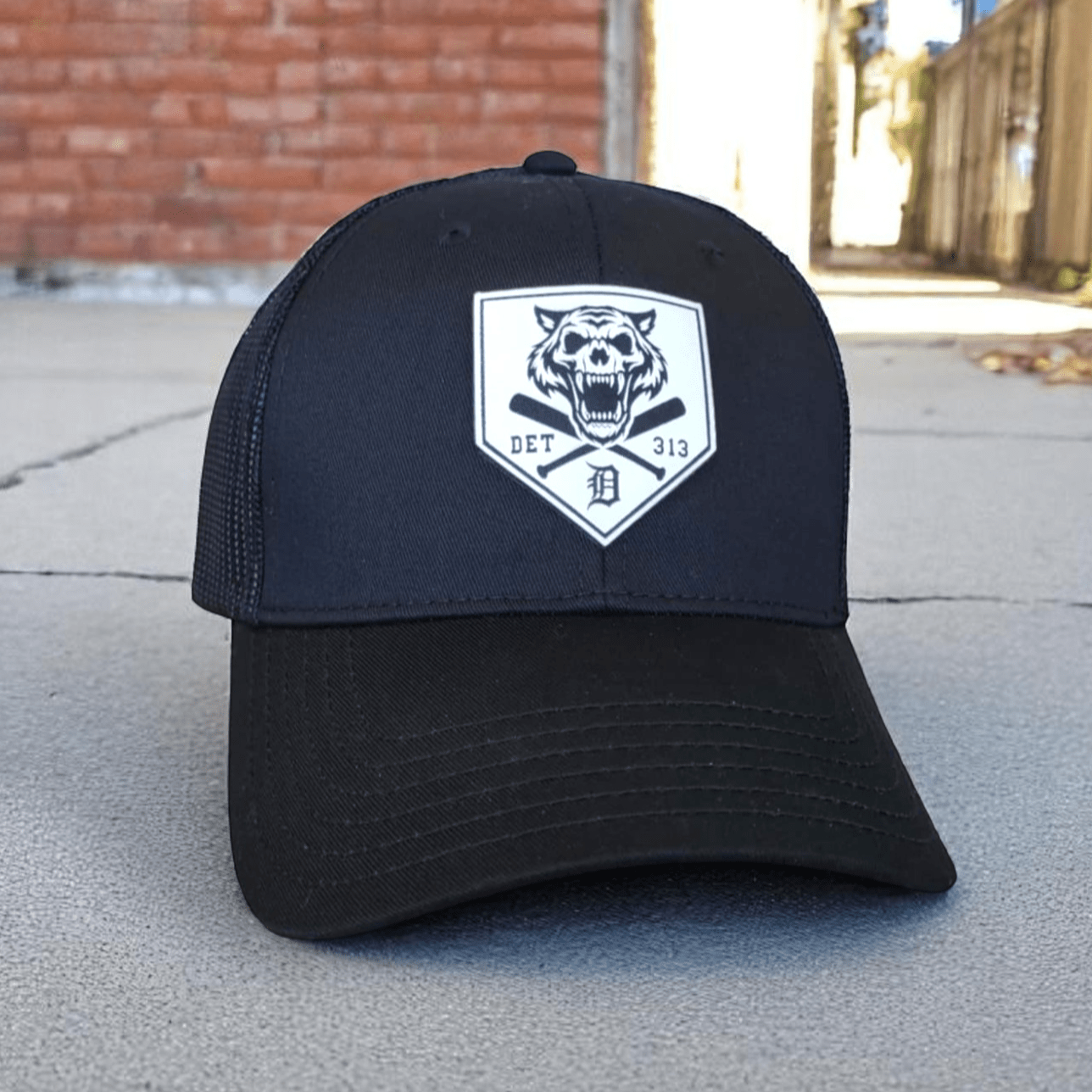 Tiger Skull Baseball Hat - Detroit Dry Goods