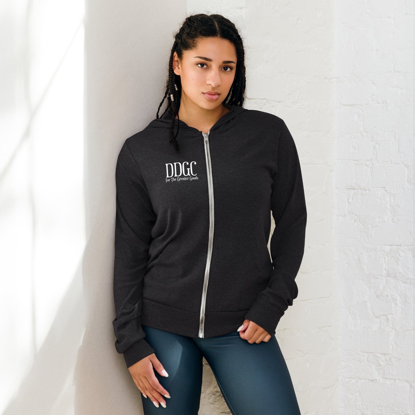 Unisex Bella + Canvas zip hoodie