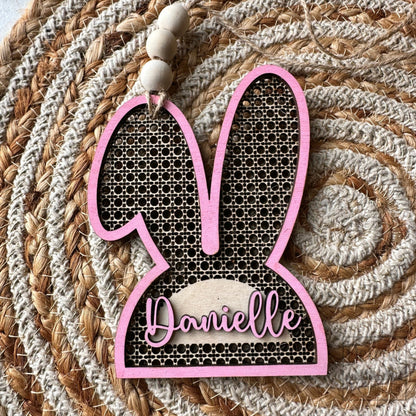 Personalized Rattan Boho Easter Basket Tag - Detroit Dry Goods